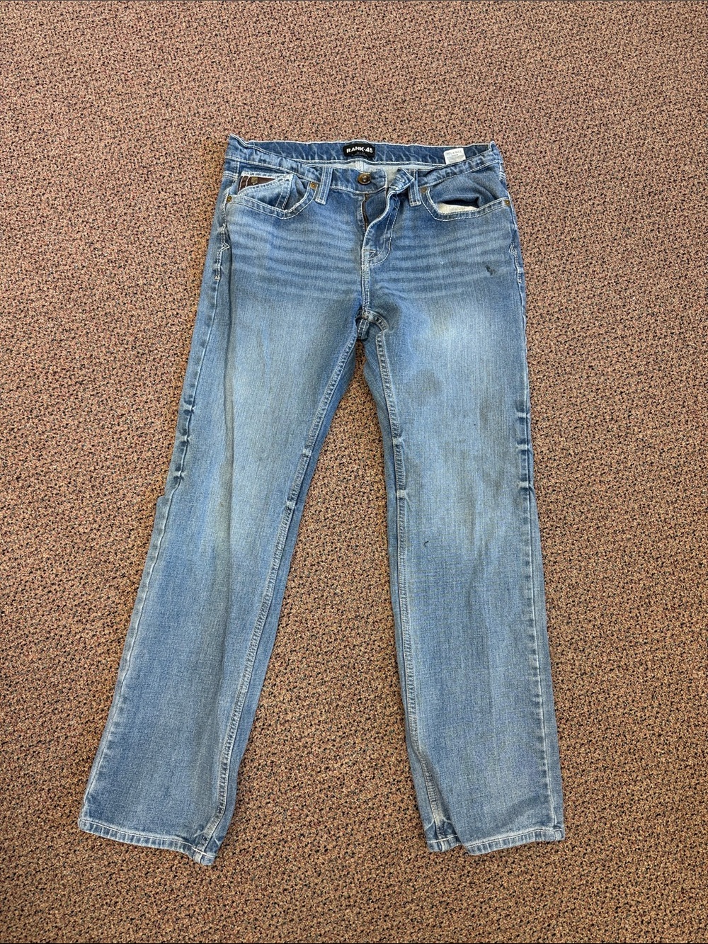 Rank 45 32x32 Light Blue work Jeans